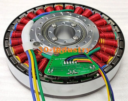 400W Hollow Shaft Permanent Magnet Brushless DC Motor Disc Generator - KOEED [2]
