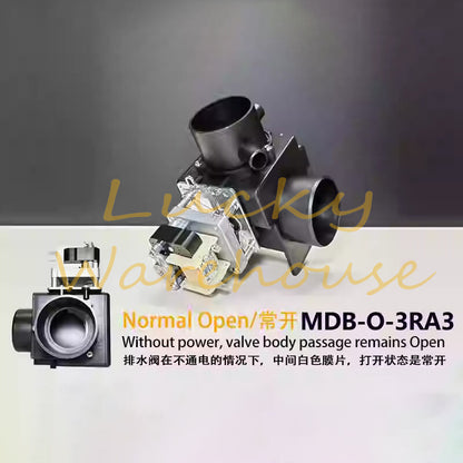 1PC 3" 2" 90° 180° NO NC Washing Machine MDB-O-3RA 3RA3 290 Drain Valve