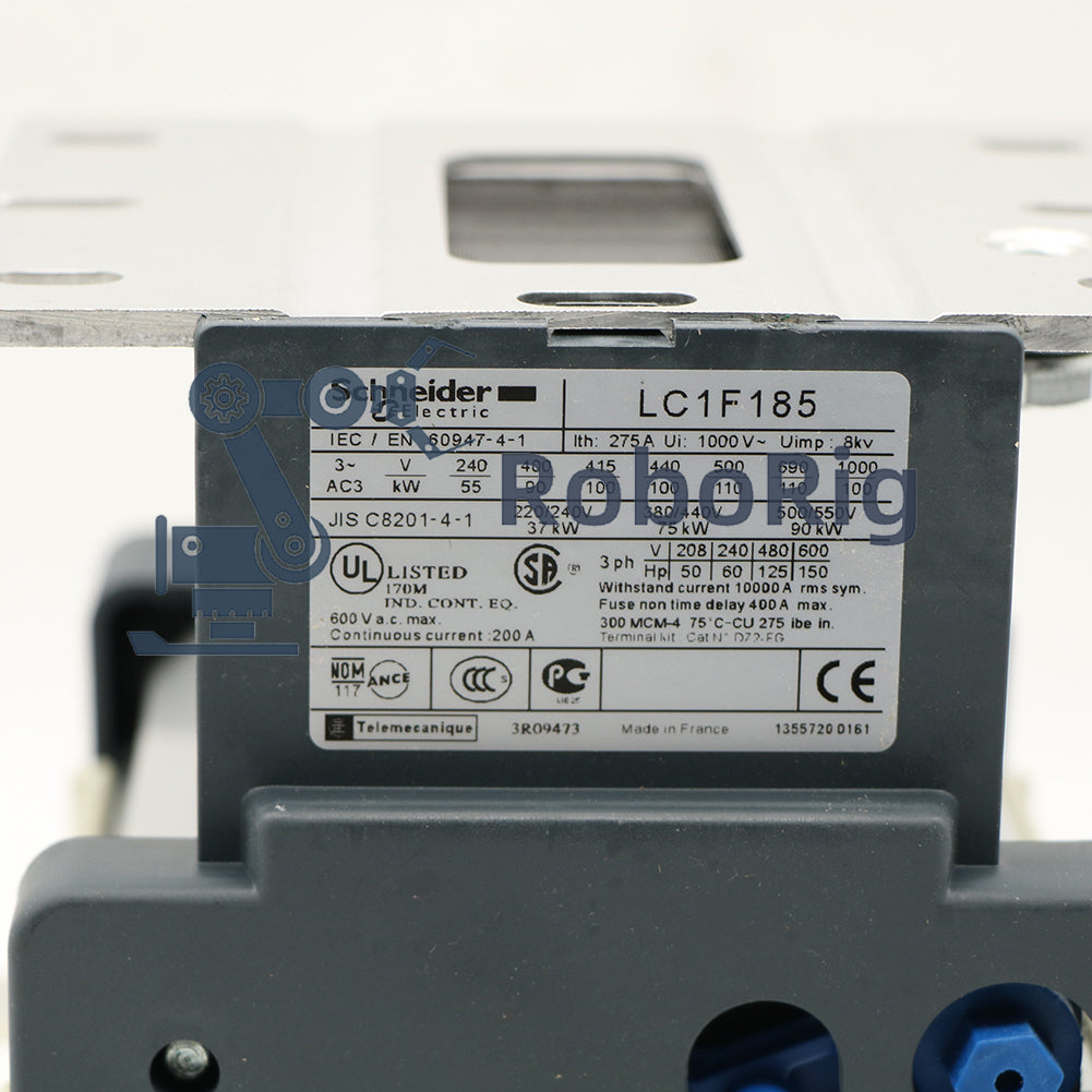 Contactor LC1F185 120V coil AC replace SND LC1F185G7 3P 3NO 185A 1PCS