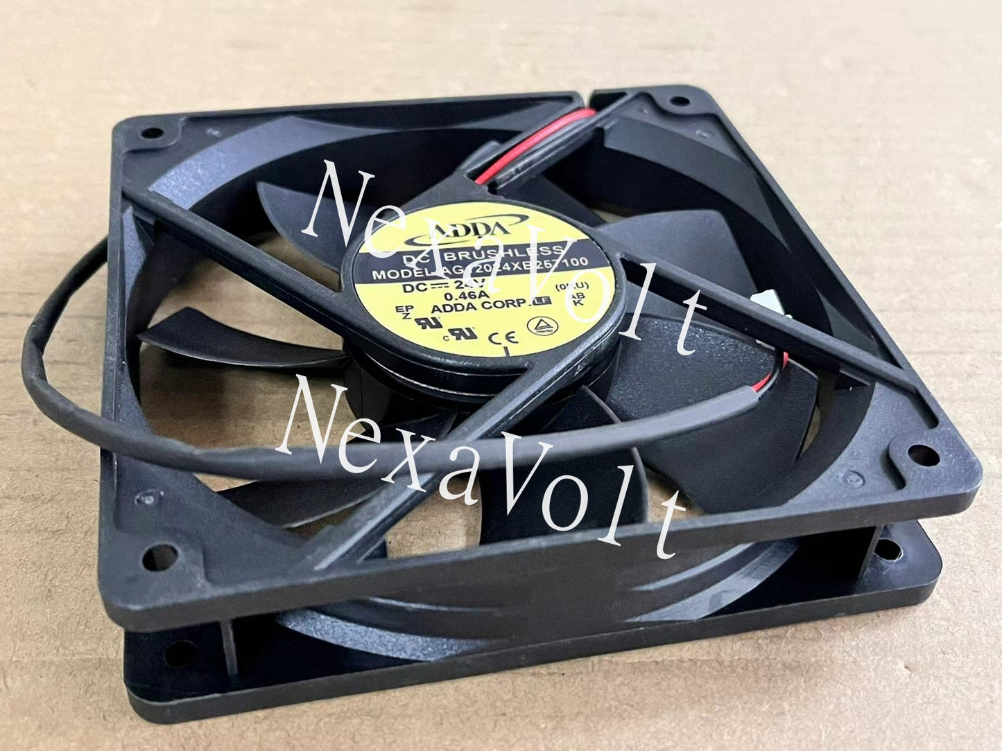 ADDA fan AG12024XB257100 24V 0.46A 120*120*25mm 2pin