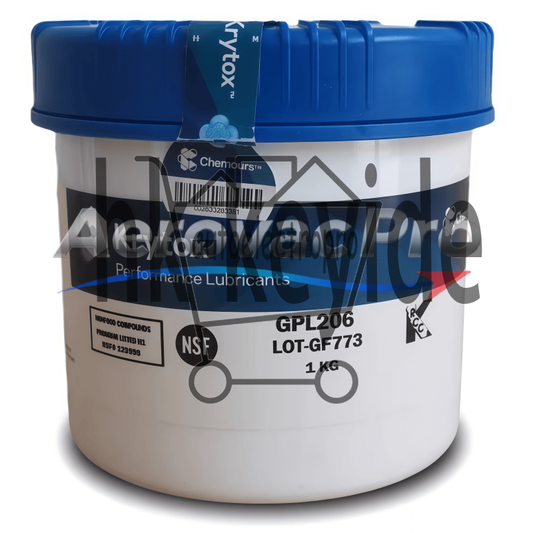 1Pcs Chemours DUPONT Krytox GPL206 1Kg ( 35.3 OZ) GPL-206 SAFE RELIABLE