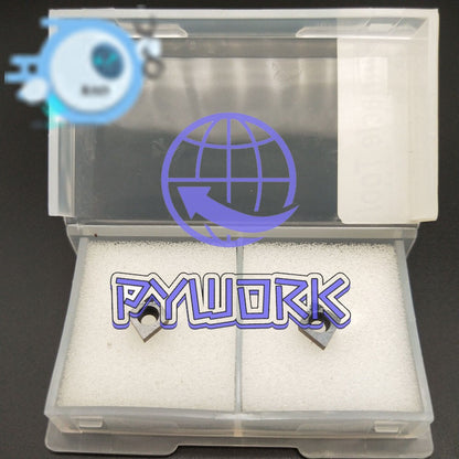2pcs CCGT060204 PCD INSERT diamond insertscopper Polycrystalline diamond tools