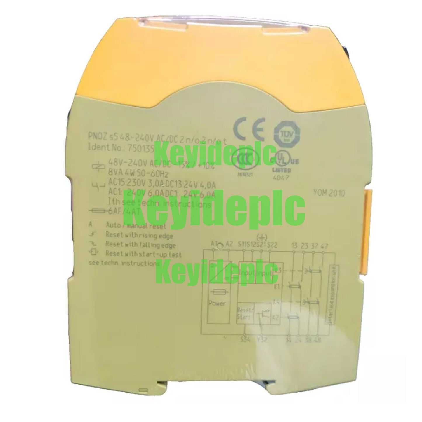 PILZ 750135 PNOZ s5 48-240V AC/DC 2n/o 2n/o t safety relay #ke