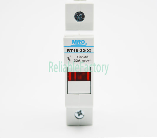 Miro RT18-32(X) Cylindrical Fuse Holders 10*38 32Amp 690VAC 1 Pole