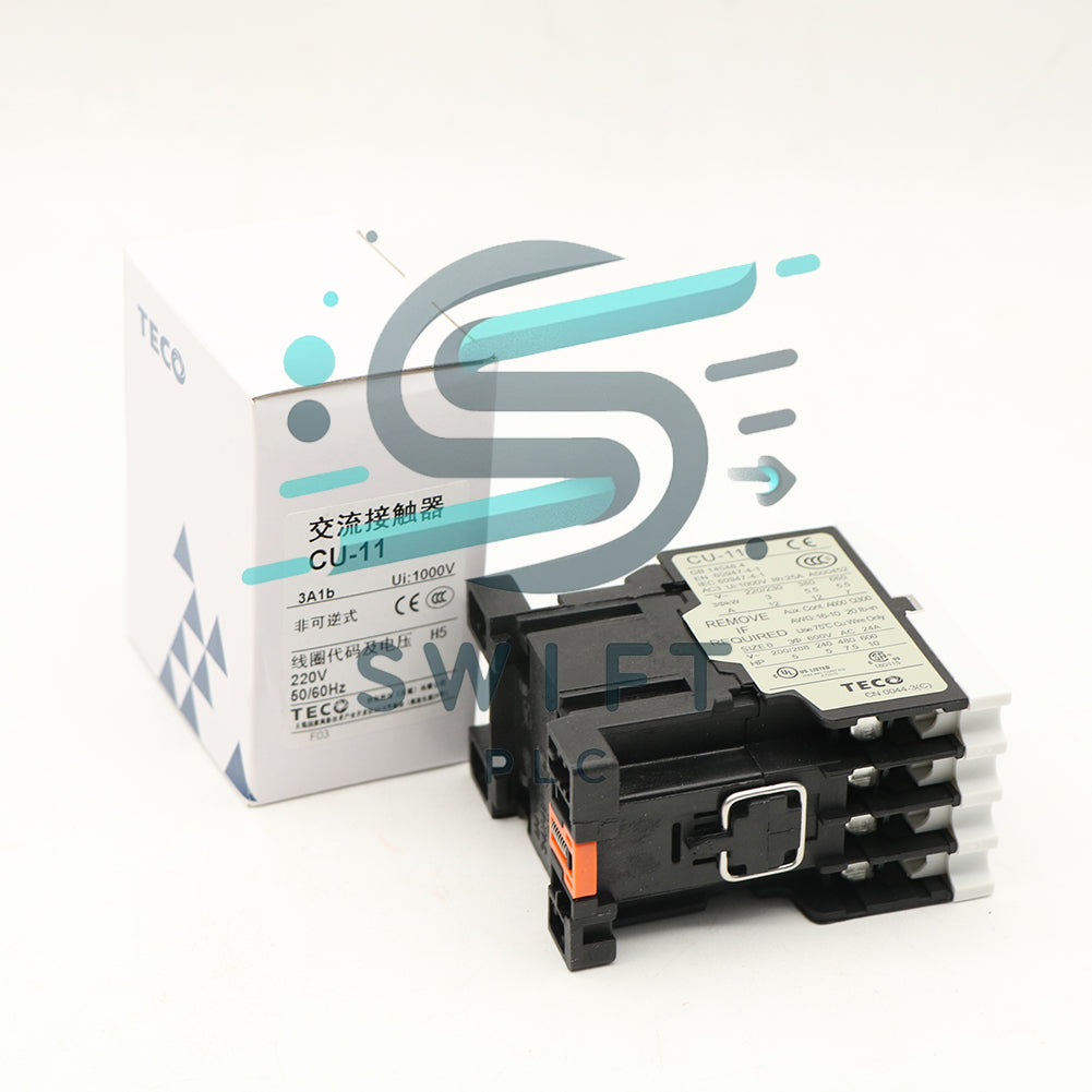 1pcs In Box TECO CU-11 3A1B AC Contactor 220VAC