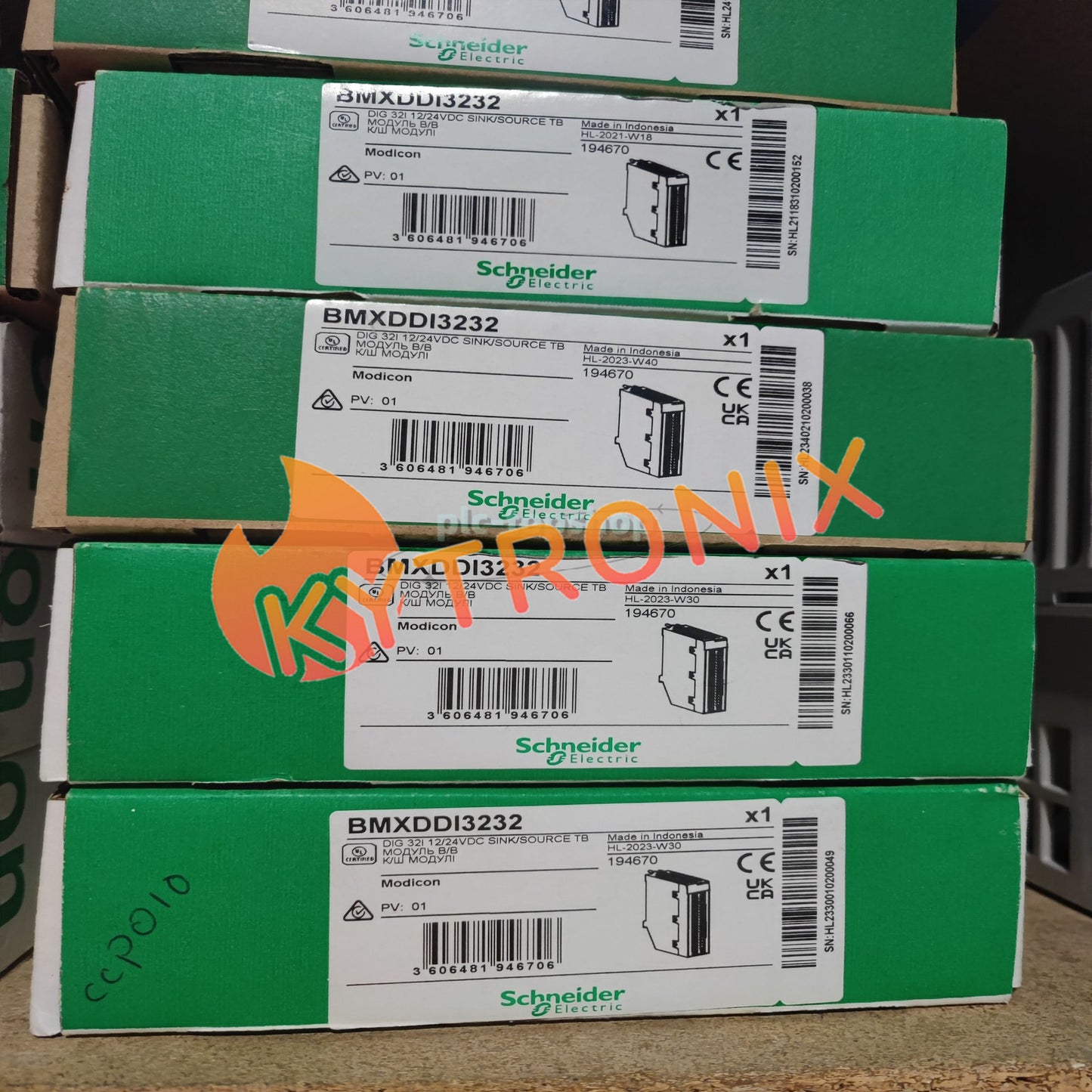1PC BMXDDI3232 discrete input module X80 - 32 inputs - 12/24 V DC PLC