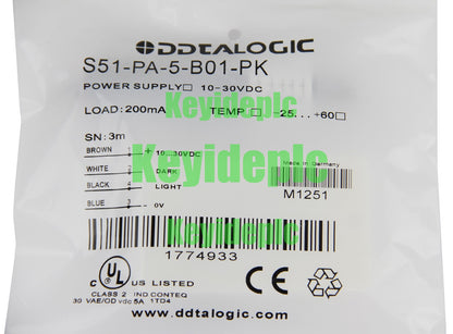 DATALOGIC S51-PA-5-B01-PK Photoelectric Sensor #ke