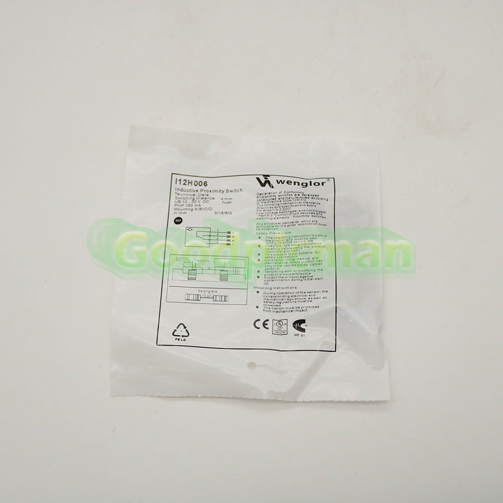 1PCS Wenglor Inductive Proximity Switch Sensor I12H006