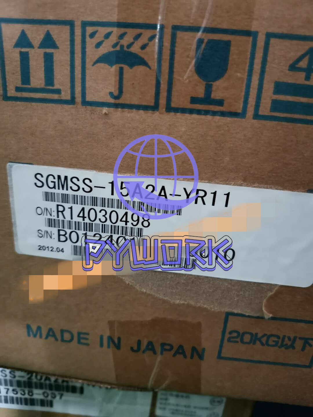 Yaskawa SGMSS-15A2A-YR11 Servo Motor SGMSS15A2AYR11