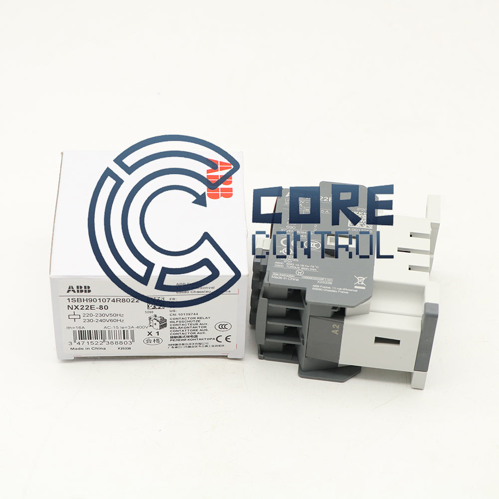 1PCS ABB Contactor relay NX22E-80 220-230V50Hz/230-240V60Hz 1SBH901074R8022
