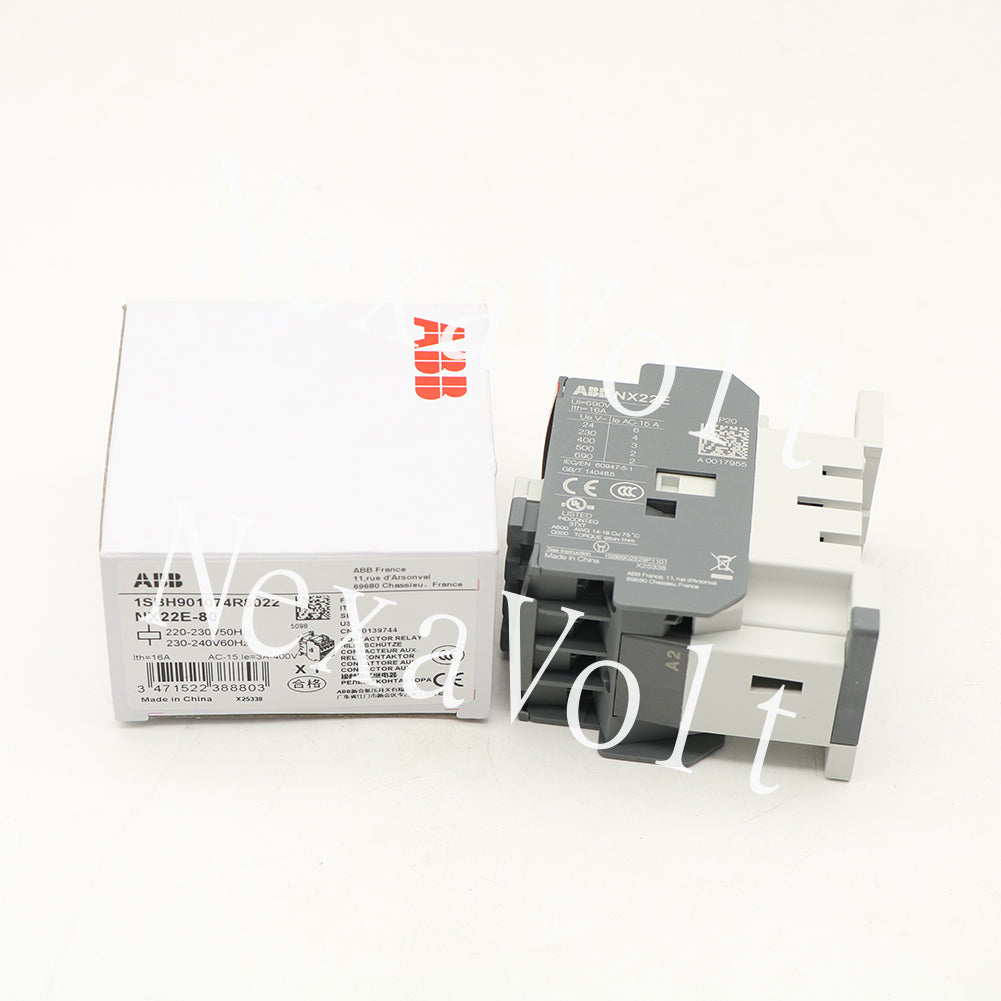 1pc ABB NX22E-80 Contactor relay 220-230V50Hz/230-240V60Hz 1SBH901074R8022