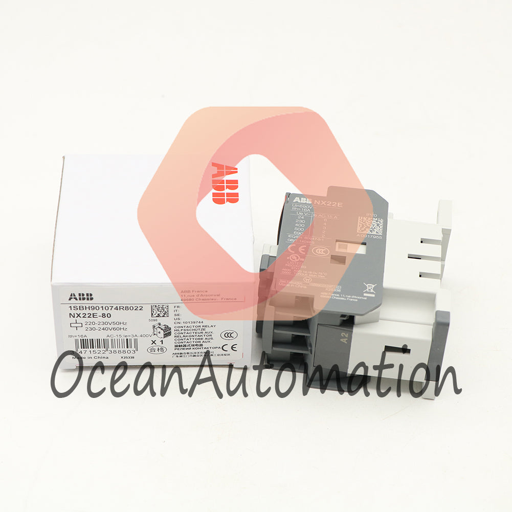 ABB NX22E-80 Contactor relay 220-230V50Hz/230-240V60Hz 1SBH901074R8022 1PCS
