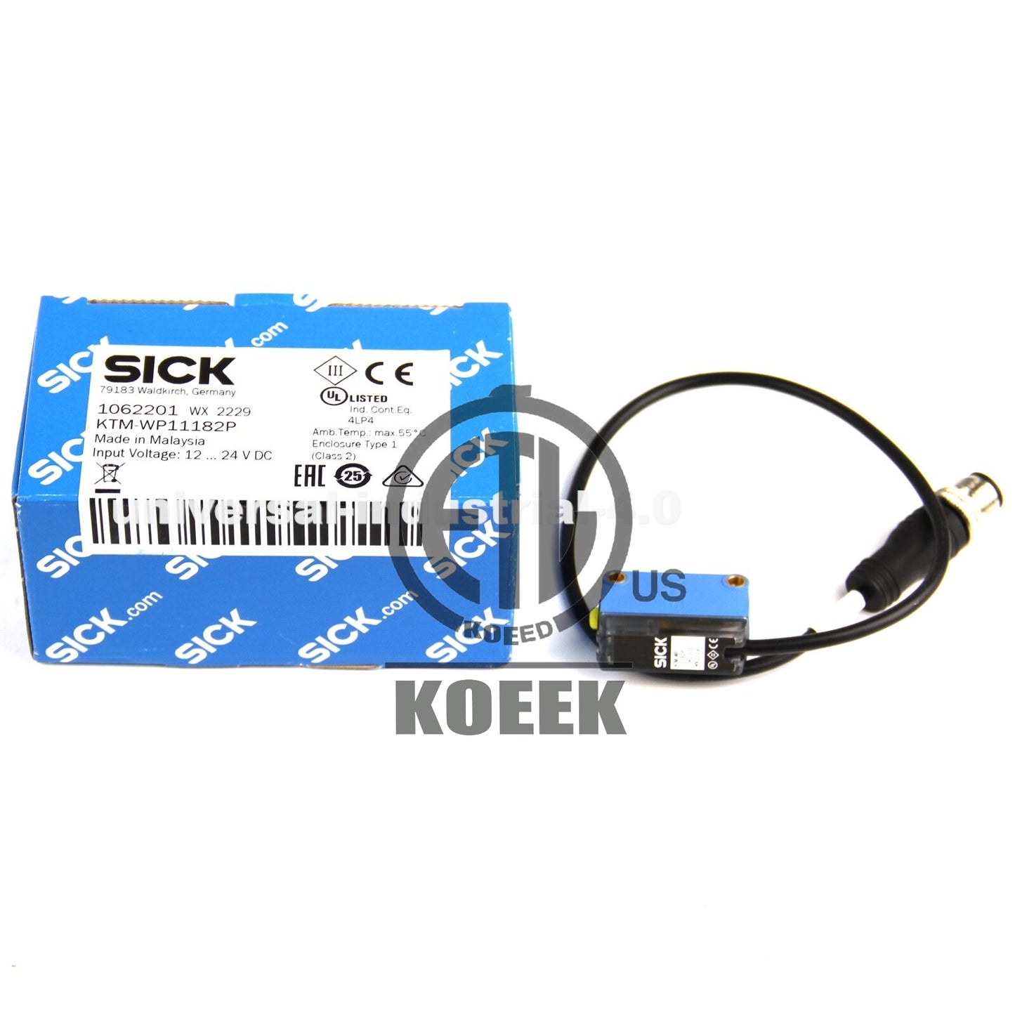 SICK KTM-WP11182P replace KT3W-P1116 PLC PHOTOELECTRIC CONTRAST SENSOR #ko