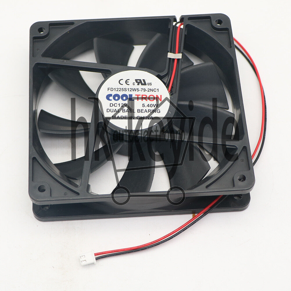 1PCS COOLTRON Fan FD1225S12W5-79-2NC1 12V 5.40W 2 wire cooling fan