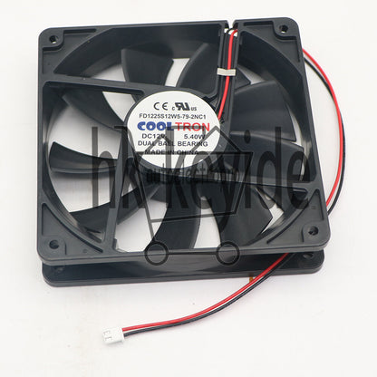 1PCS COOLTRON Fan FD1225S12W5-79-2NC1 12V 5.40W 2 wire cooling fan