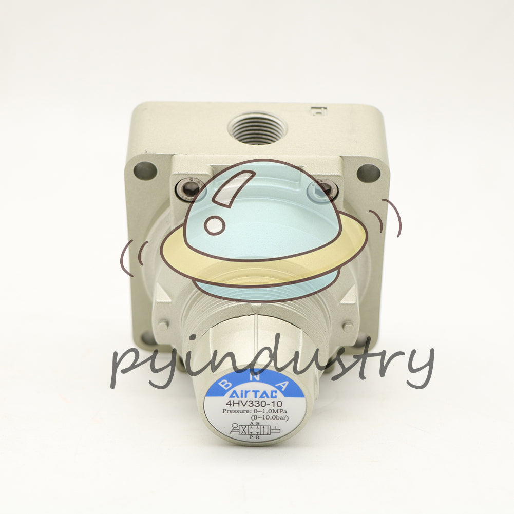 1X Air Hand Manual Switching Valve 4HV330-10 Pneumatic 3/8" 3 Positions 4 Ports