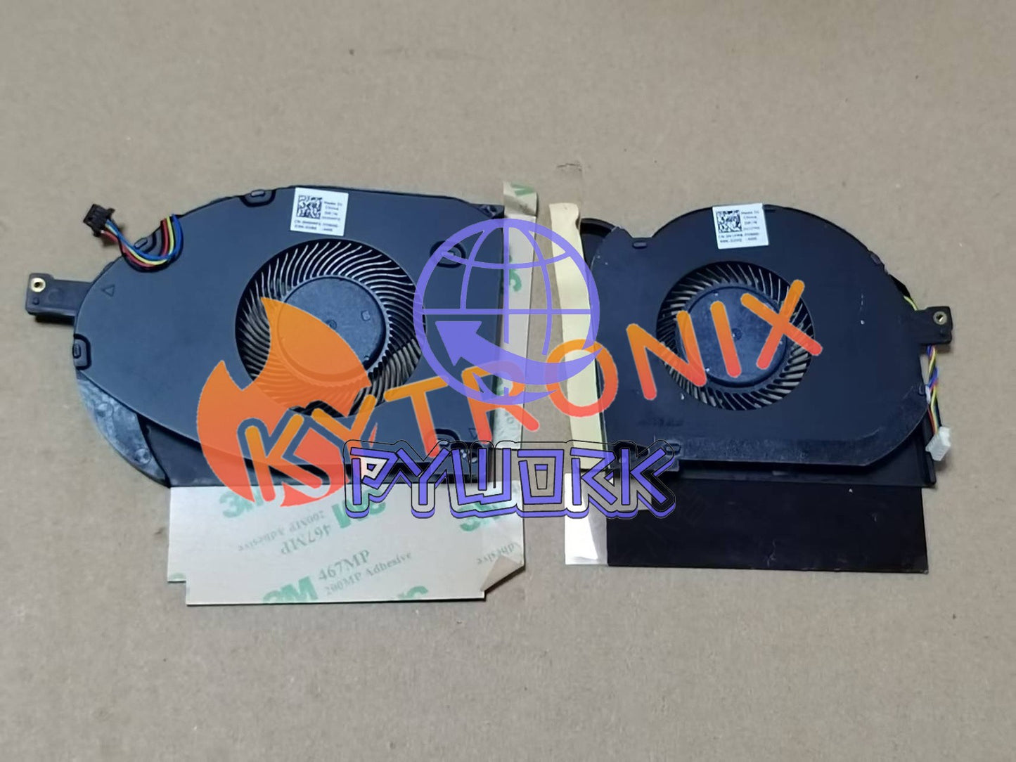 For ALIENWARE M17 R1 P37E001 CPU GPU Cooler FAN 0V1FR8 0HDMFX ~