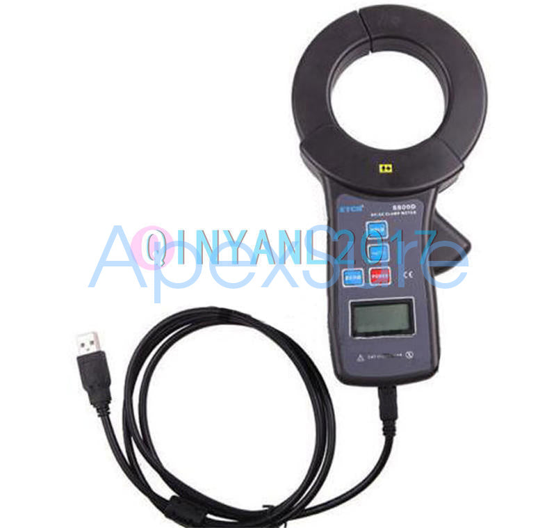 1PCS ETCR6800D AC/DC Clamp Leaker