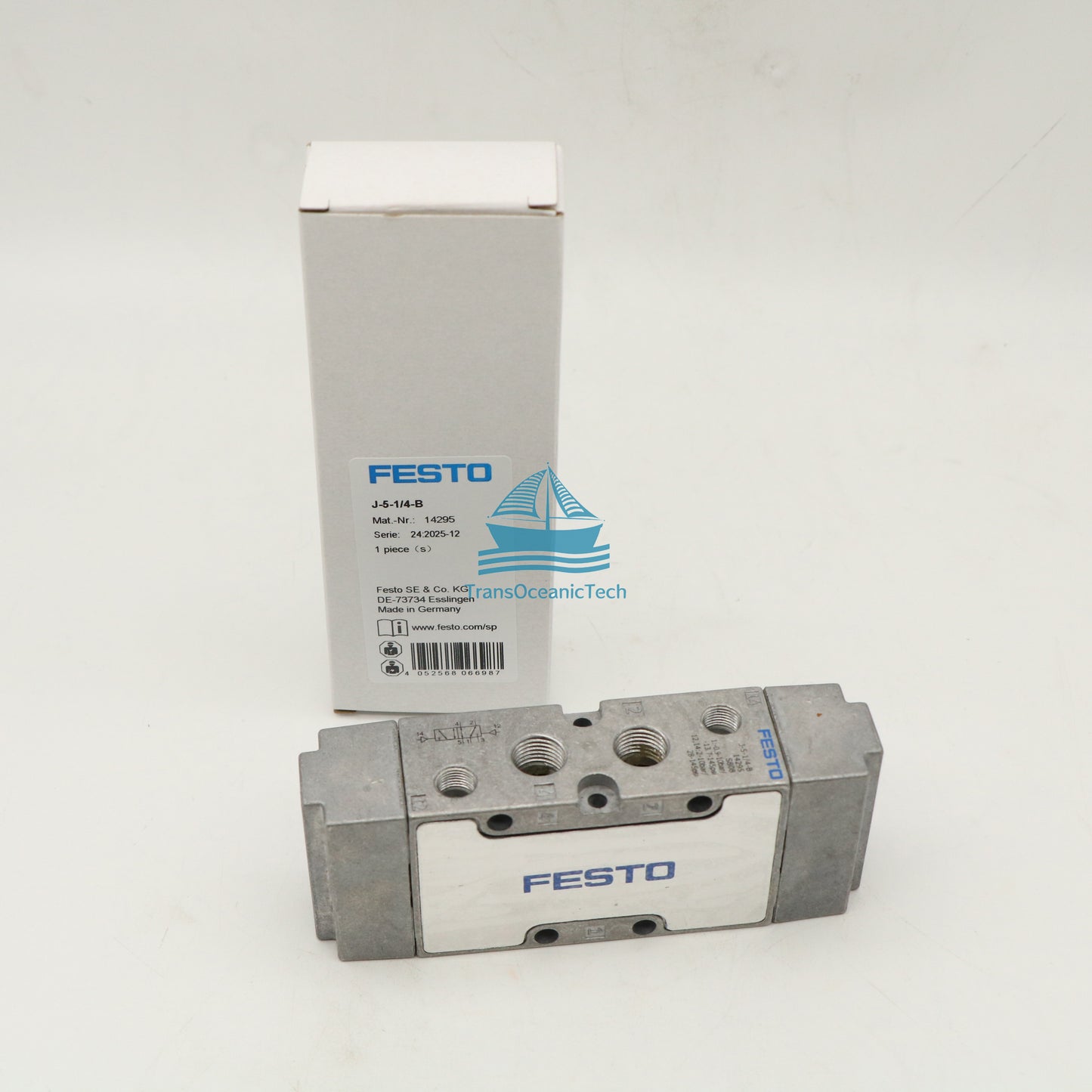 FESTO J-5-1/4-B 14295 Solenoid Valve 1PC