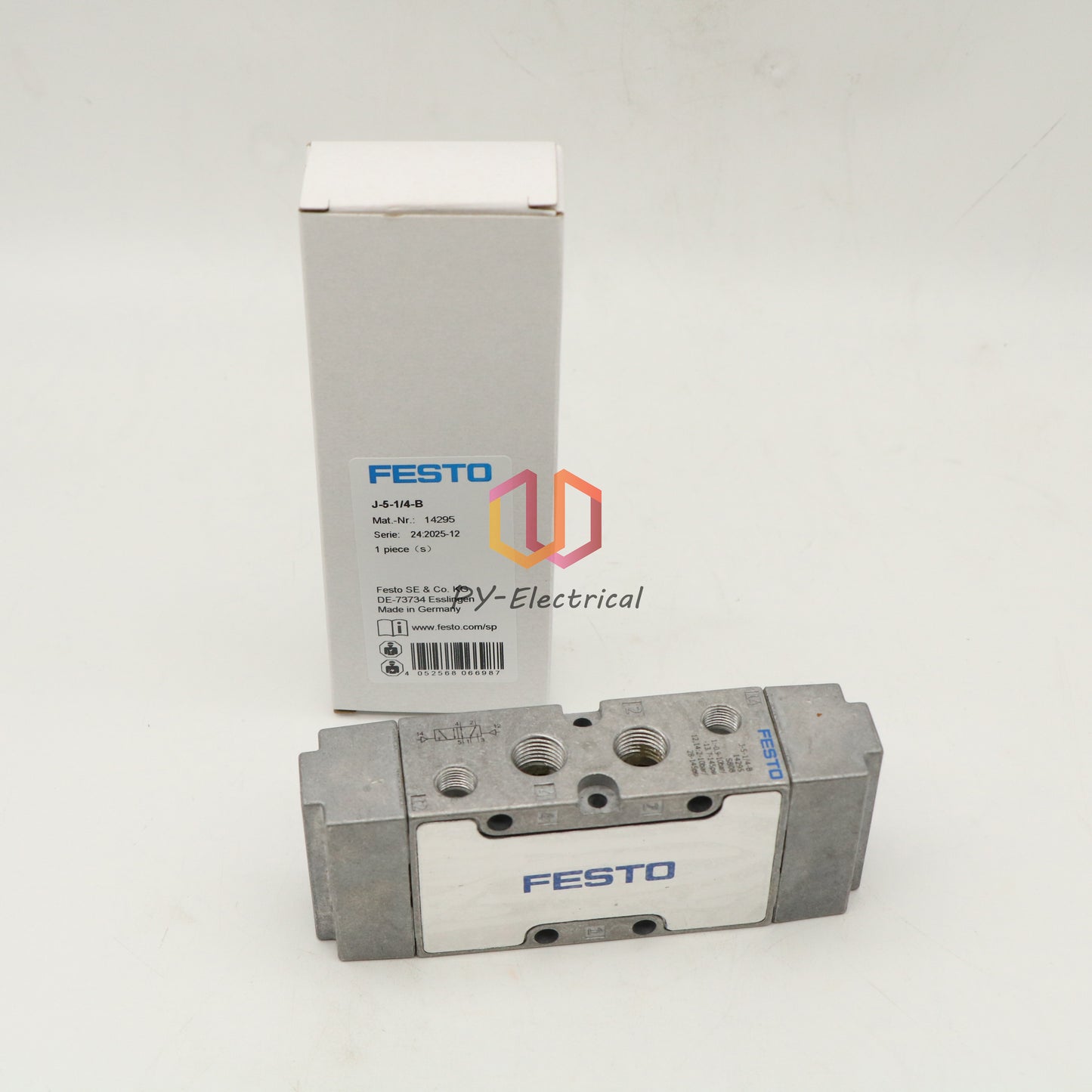 1PC FESTO J-5-1/4-B 14295 Solenoid Valve