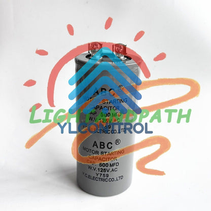 ABC CD60 Motor Starting Capacitor 500MFD 500UF 125VAC HVAC 125V #Li