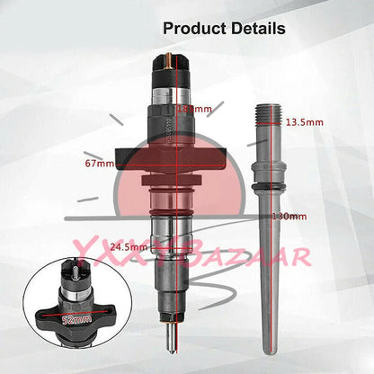 Fits For 5.9L Cummins Dodge Ram 04-09 Diesel Fuel Injector 0445120238 5263316