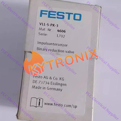 VLL-5-PK-3 1PCS Festo Ones VLL-5-PK-3 4606 Valves Fast Shipping