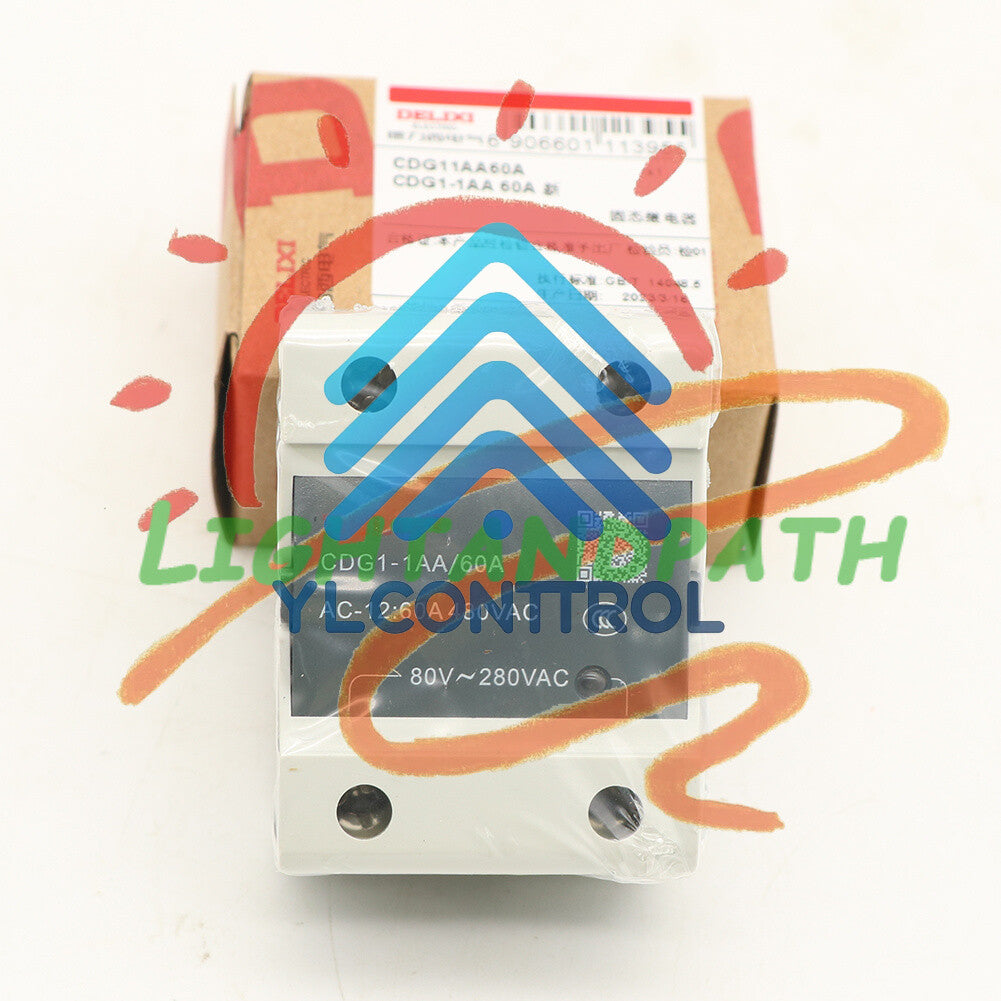 5PCS Delixi CDG1-1AA CDG11AA/60A Series Solid State Relay CDG1-1AA 60A ~s