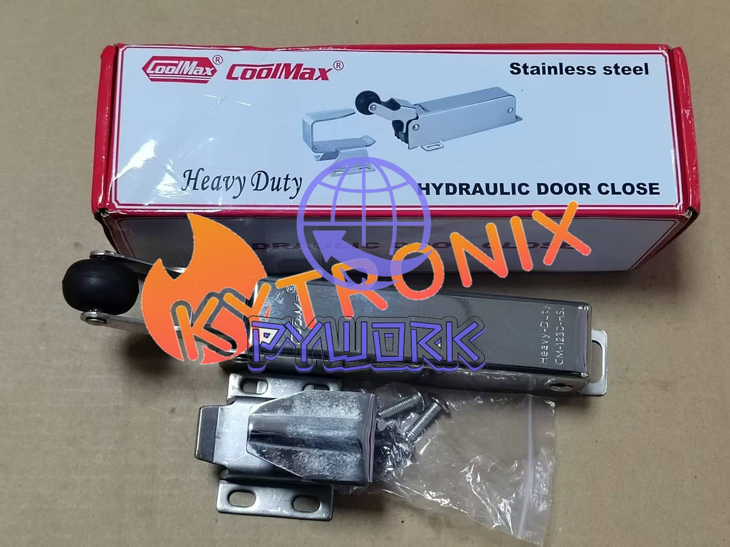 1Pcs CM-1230-HSL For COOLMAX Cold Storage Strong Stainless Steel Door Closer