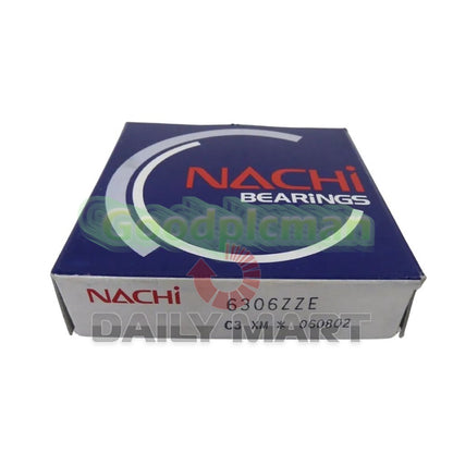 NACHI 6306ZZE Deep Groove Ball Bearing 30x72x19mm
