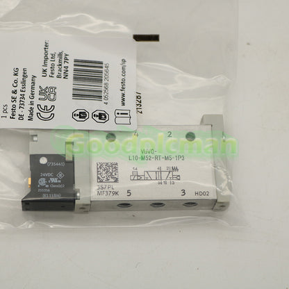 1PC FESTO VUVG-L10-M52-RT-M5-1P3 566457 Solenoid Valve