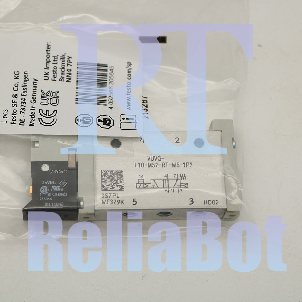 1PC FESTO VUVG-L10-M52-RT-M5-1P3 566457 Solenoid Valve