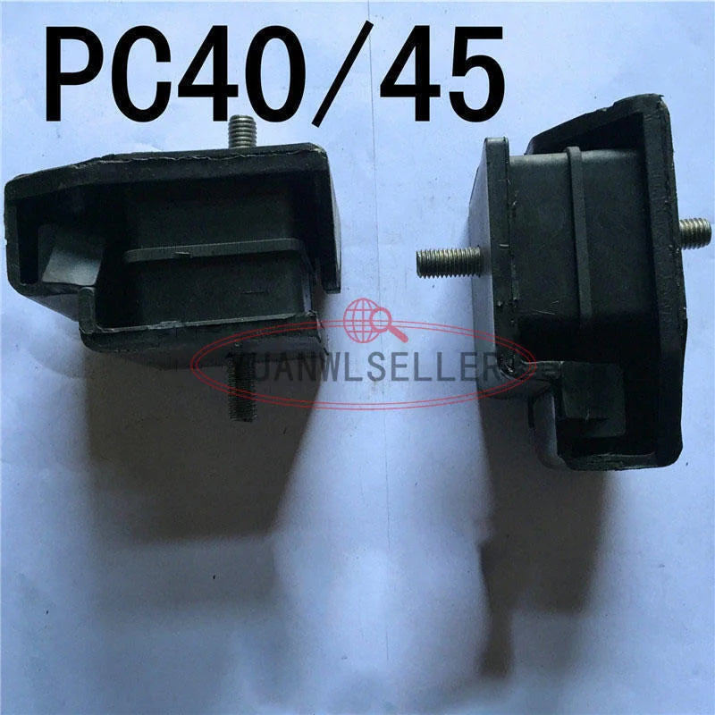 4PCS Engine Mounting Rubber Cushion Feet Bumper for Komatsu Excavator PC40 PC45 - KOMATSU [3]
