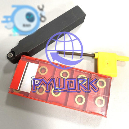 5/8" 1x SRDPN1616H10 CNC Holder Tool + 10PCS RPMT1003MO 5320 Carbide Inserts