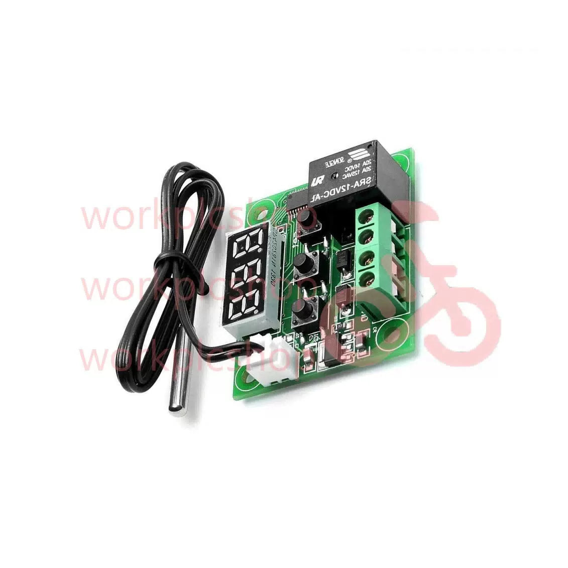 -50-110°C W1209 Digital thermostat Temperature Control Switch 12V + sensor [5]