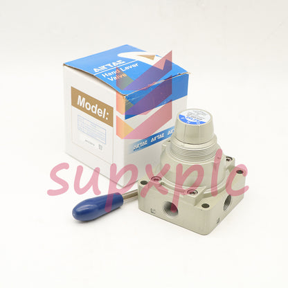 1PCS Manual Valve 4HV330-10 3/8" 3Pos 4Ports Pneumatic