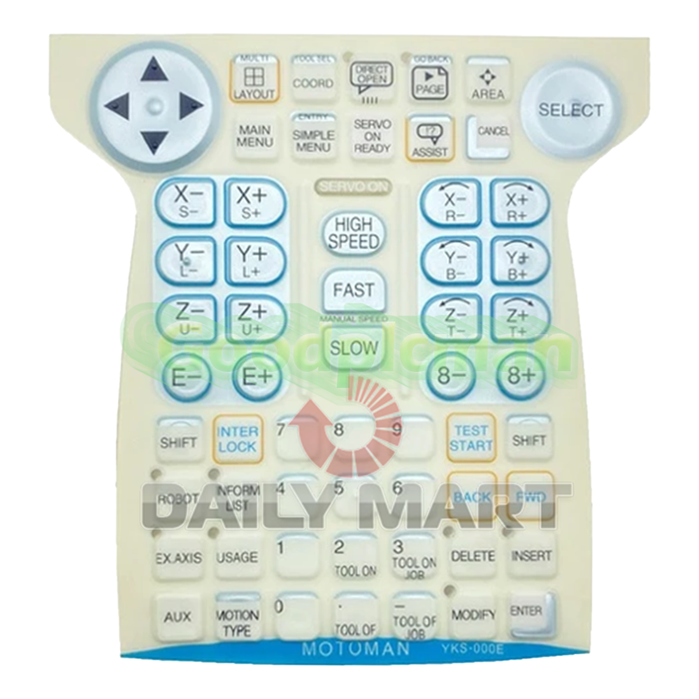 YASKAWA YKS-000E DX100 Teach Pendant Membrane Keypad