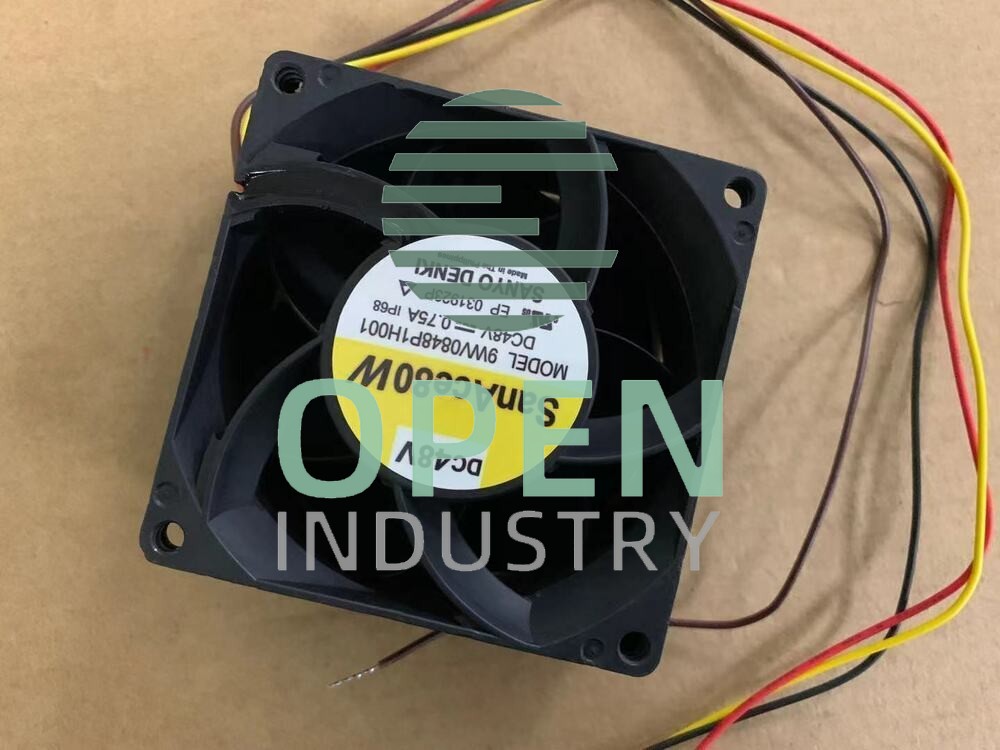 1PCS Sanyo 9WV0848P1H001 8038 48V 0.75A 8cm waterproof large air volume fan