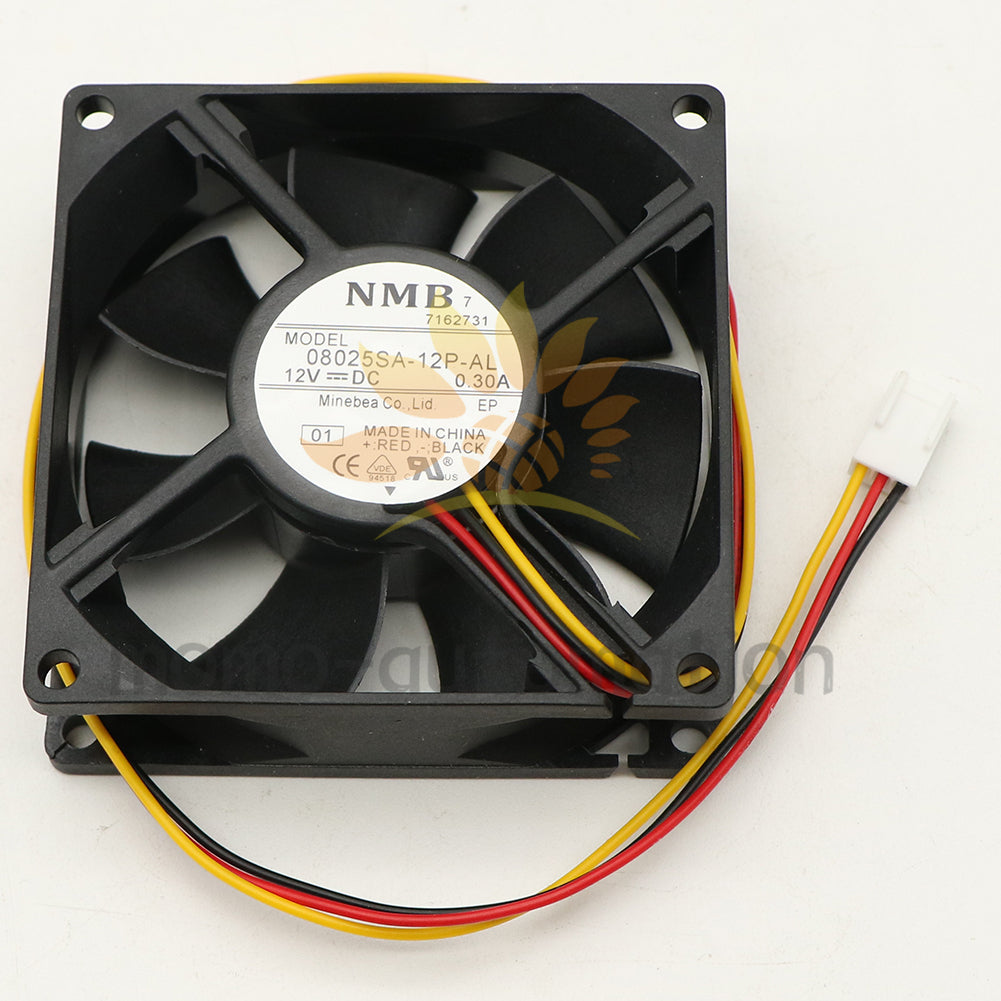 NMB 08025SA-12P-AL 12VDC 0.30A 3-wire Dual Ball Bearing Cooling Fan 1PCS