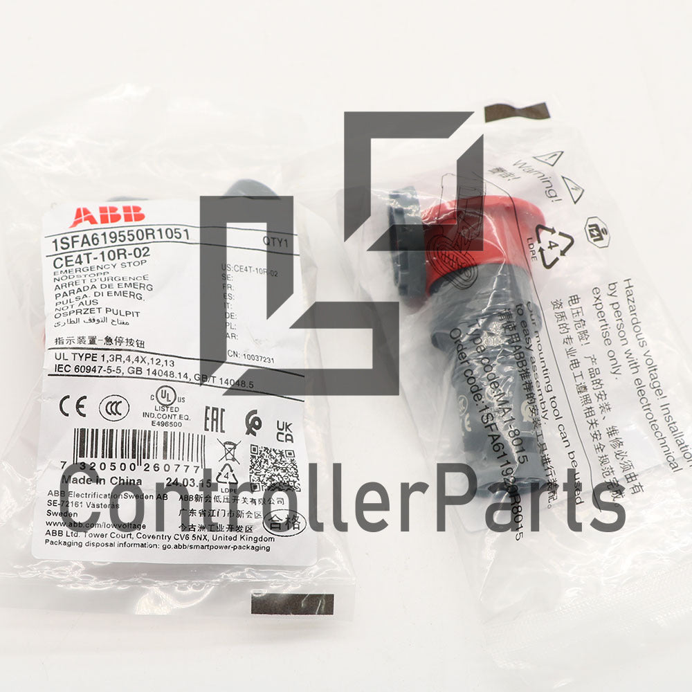 10PCS ABB Push Button CE4T-10R-02