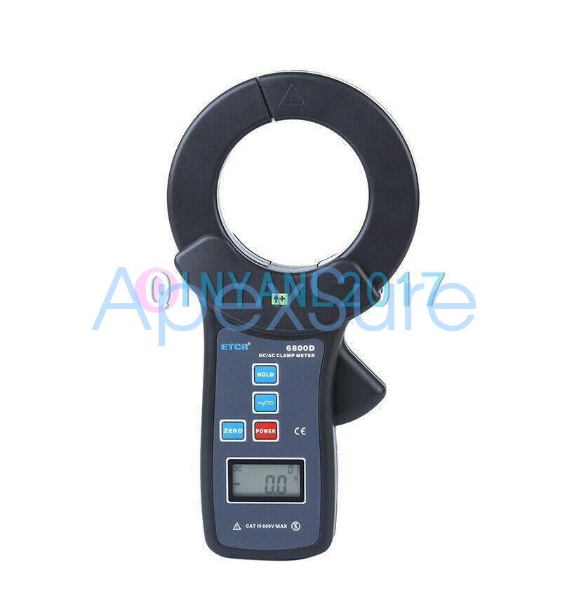 1PCS ETCR6800D AC/DC Clamp Leaker