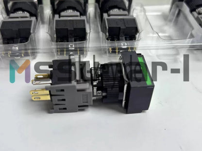 5PCS Green Pushbutton Command Switch 24VDC LED FUJI AH165-TLG11E3 [6]