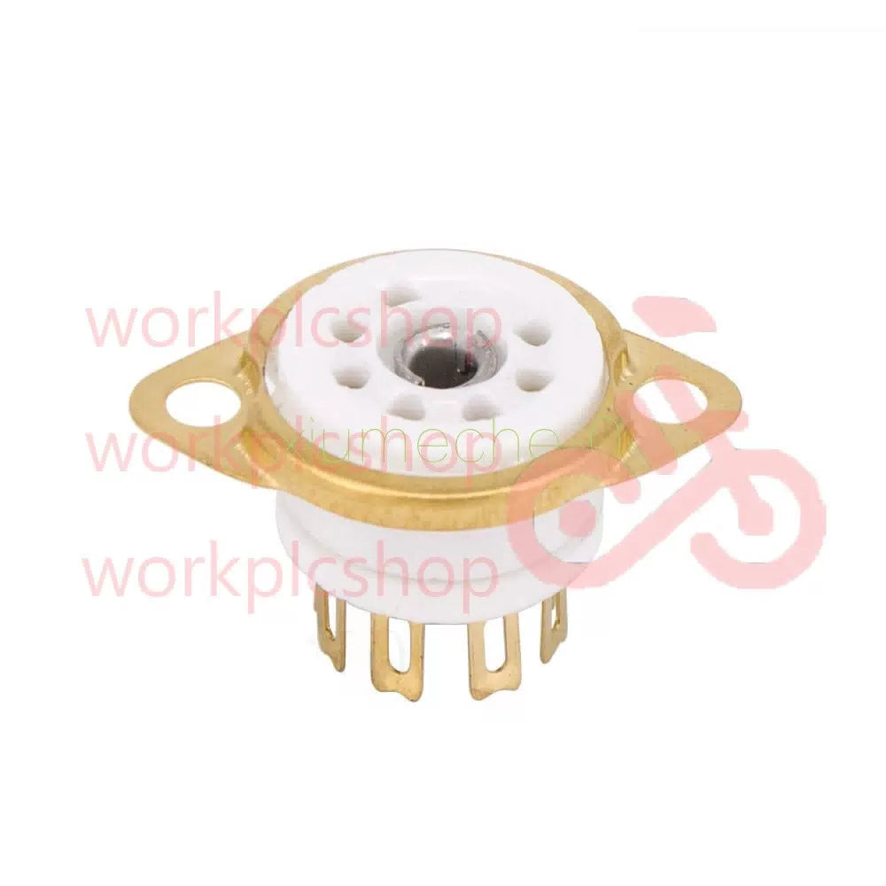 5PCS X Chassis Mount Ceramic 7pin Vacuum Tube Socket For 6J EAA91 EC92 6X4 6Z4 [5]