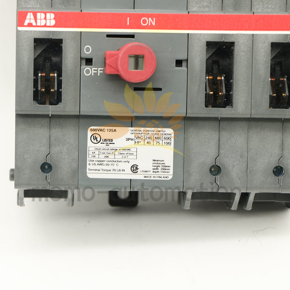 ABB OT160E3 Rotary Disconnect Switch 1PCS