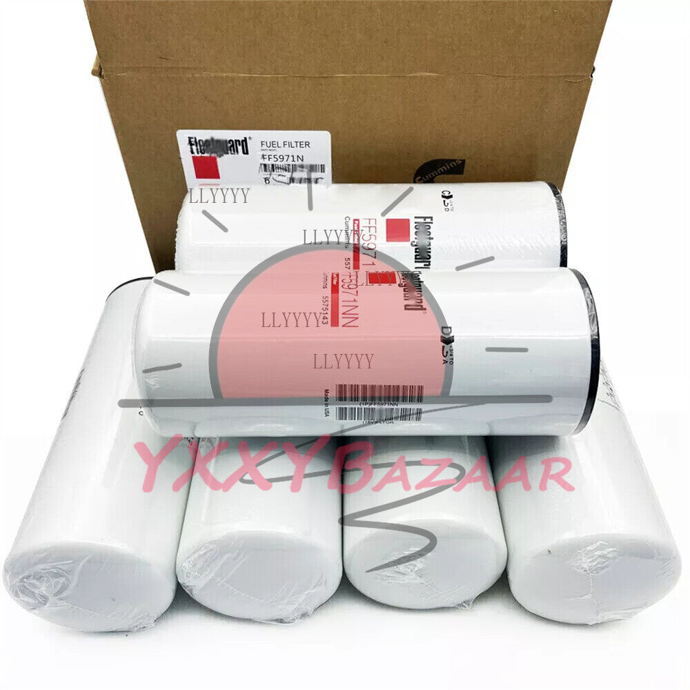 6 PCS Fuel Filter FF5971NN/5575143 FOR HD Trucks W/Cummins Engine X15 14.9L *
