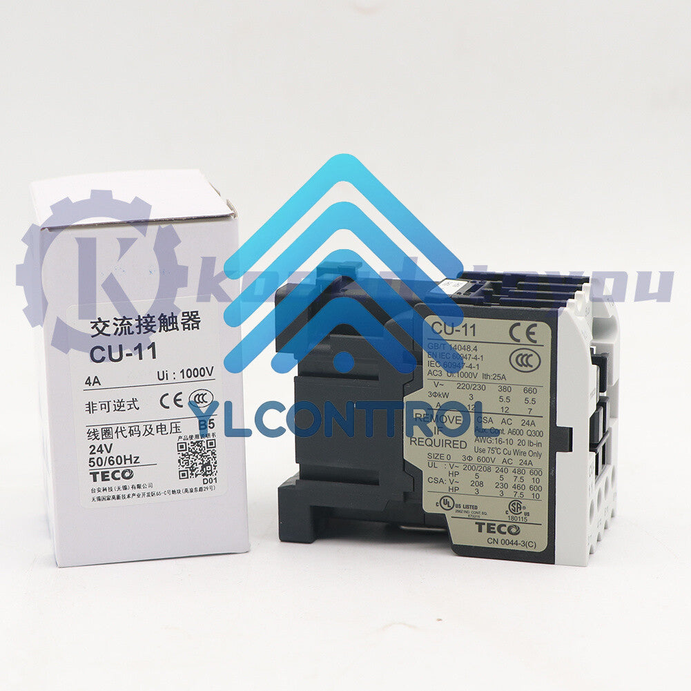1Pcs TECO CU-11 3A1a 24V AC contactor