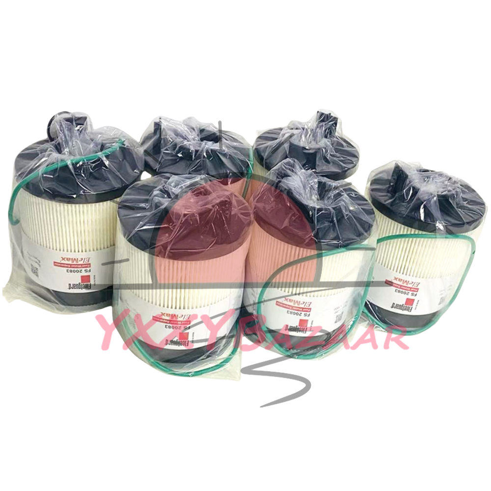 6X FS20083 Fleetguard Fuel Water Separator Filter For Cummins ISX DD13 DD15 DD16