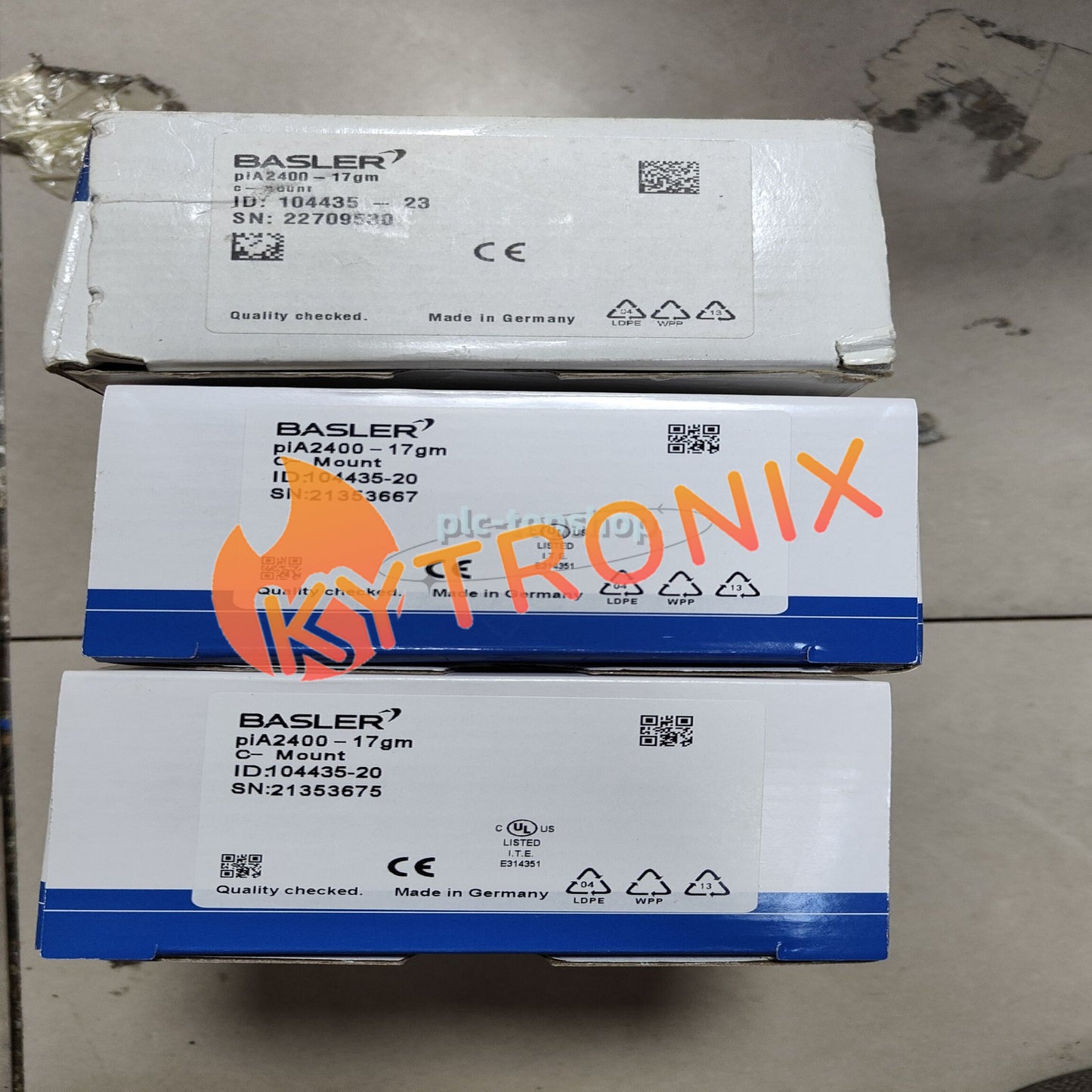 1PCS basler PIA2400-17gm plc