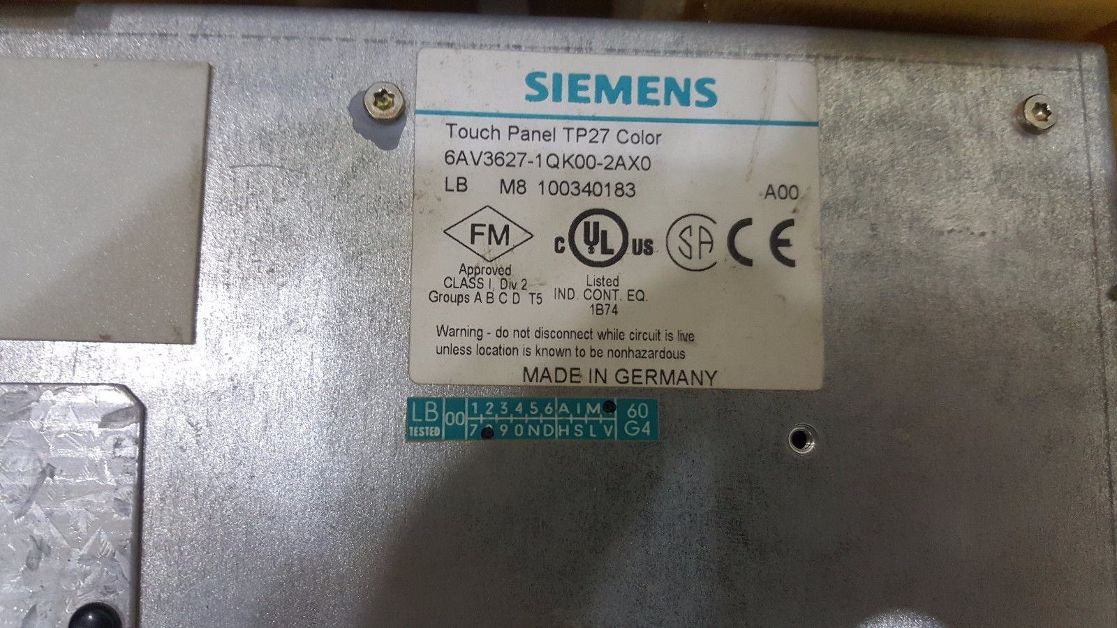 6AV36271QK002AX0 - SIEMENS