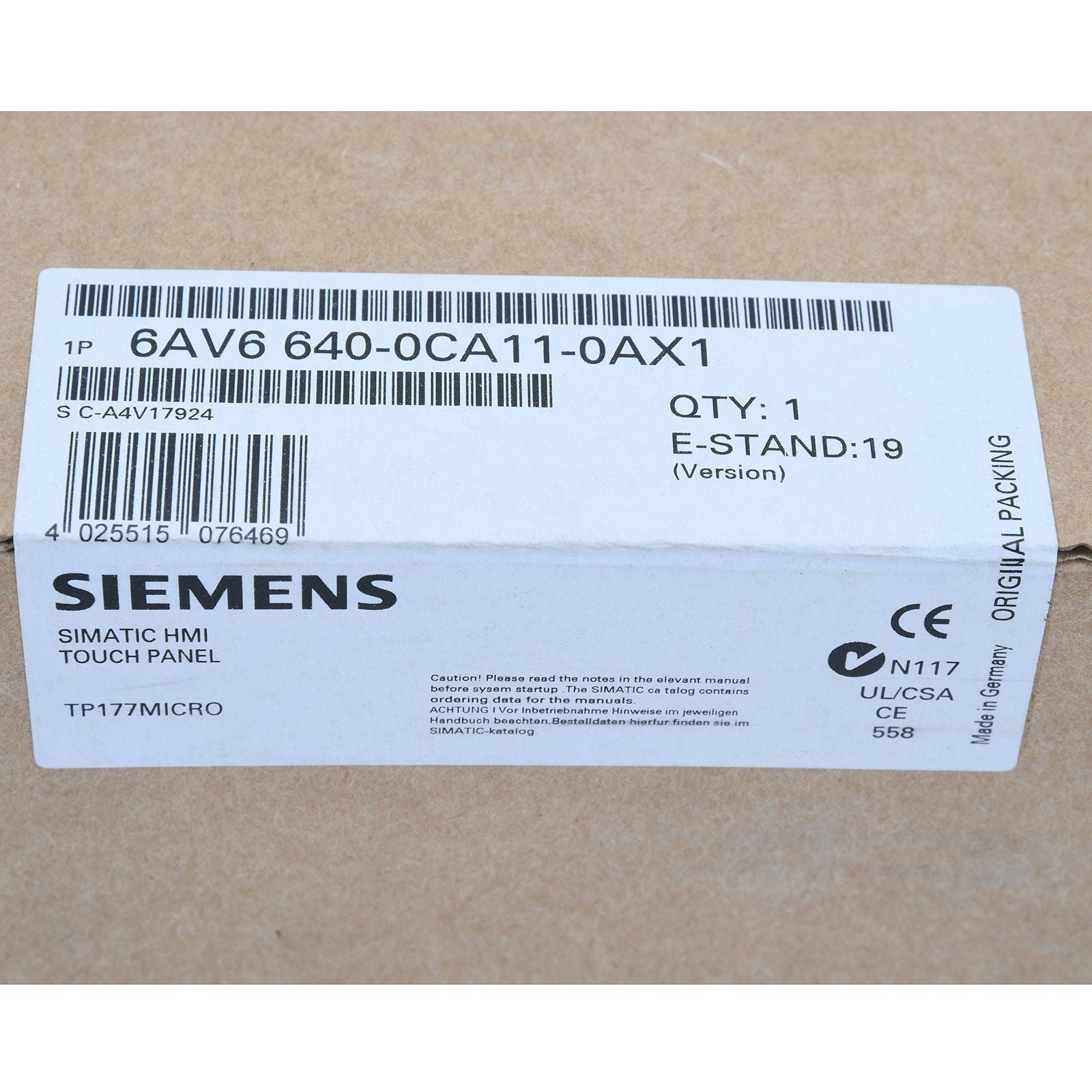 6AV66400CA110AX1 - SIEMENS